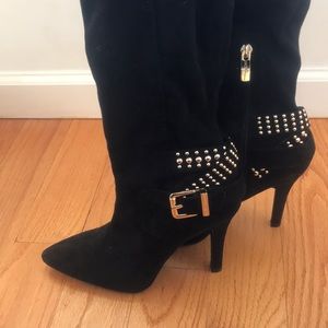 BCBG Knee High Suede Boots 7.5